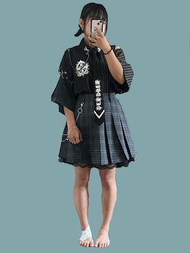 「LUDIC PARK（ルディックパーク）のアイテム」を使った、*深月.さん（レディース・150cm）の夏コーディネート