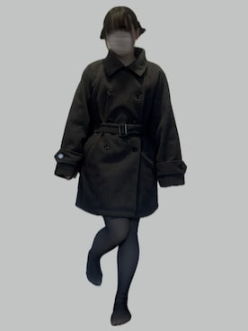 「アイテム（トレンチコート）」を使った、⸜🌻⸝‍*ゆ.⸜🌷︎⸝‍さん（レディース・150cm）の秋コーディネート