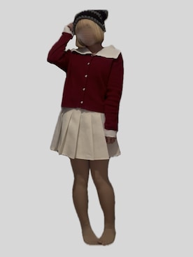 「アイテム（ニットキャップ/ビーニー）」を使った、⸜🌻⸝‍*ゆ.⸜🌷︎⸝‍さん（レディース・150cm・20代）の冬コーディネート