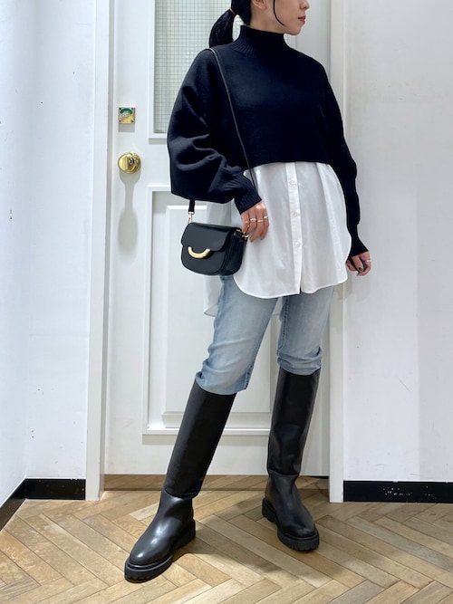 OUVRAGE CLASSE ニットアンサンブルワンピース - slidemove1.com