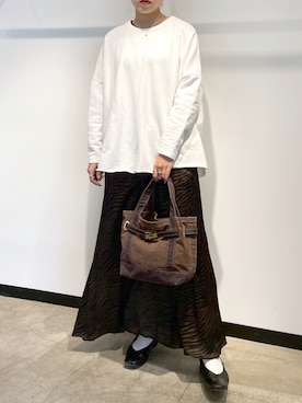 「フォロバ」｜「アイテム（アクセサリー）」を使った、hanaさん（レディース・160cm）の春コーディネート