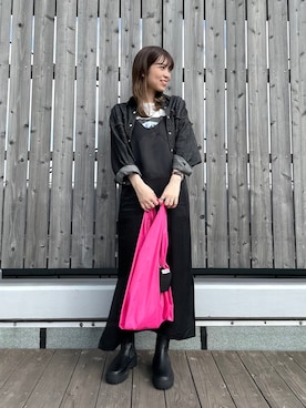 「mystic（ミスティック）のアイテム（ブルゾン）」を使った、kaoriさん（レディース・163cm）の秋コーディネート