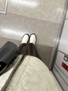 「MEDE19F（メデジュウキュウ）のアイテム（ワンピース）」を使った、イトノリさん（レディース・160cm）の秋コーディネート