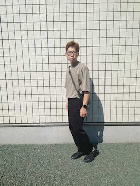 「アイテム（メガネ）」を使った、ゆーたろー。さん（メンズ・178cm・20代）の夏コーディネート