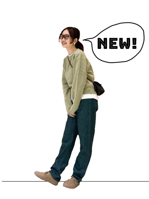 𝙉𝙤𝙥𝙞 Uniqloのデニムパンツを使ったコーディネート Wear