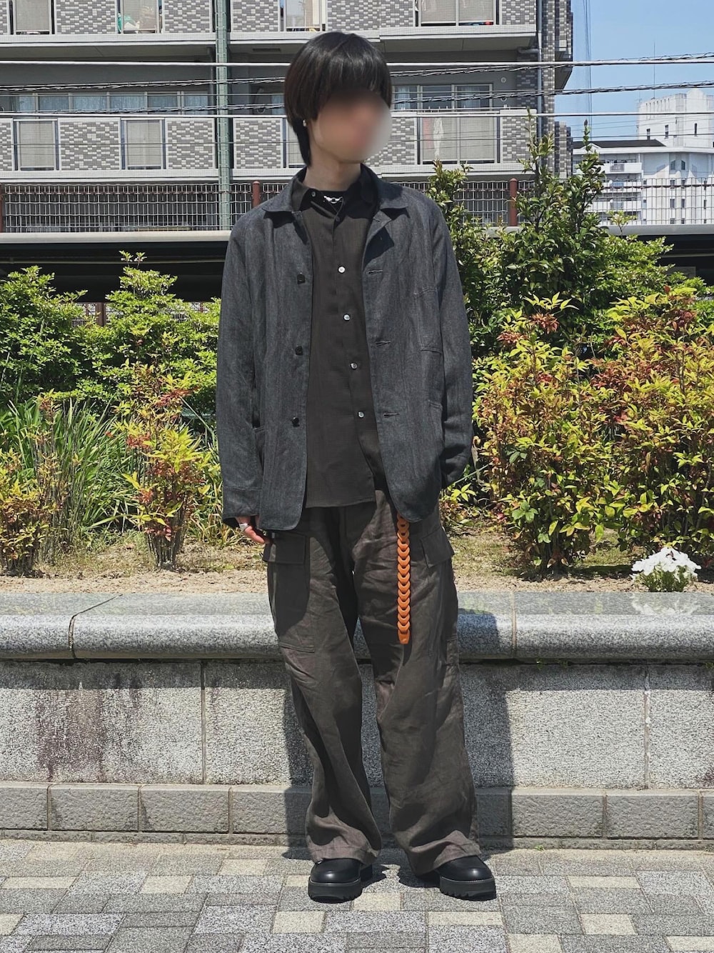 パンツ LIDNM LINEN CHINTZ BDU PANTS LIDNM（リドム）の「LINEN CHINTZ BDU PANTS（カーゴパンツ
