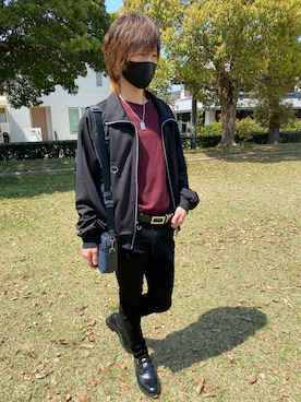「DOOPZ（ドープス）のアイテム（ブルゾン）」を使った、こうきさん（メンズ・171cm）の春コーディネート