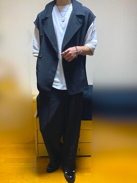 「epnok（エプノック）のアイテム（シューズ）」を使った、こうきさん（メンズ・171cm）の春コーディネート