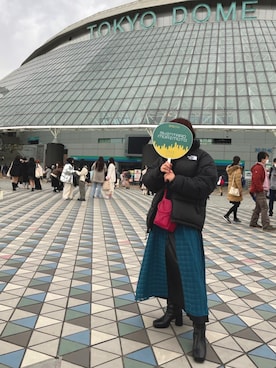 「ヌプシ」｜「アイテム（ワンピース/ドレス）」を使った、Nさん（レディース・154cm）の冬コーディネート