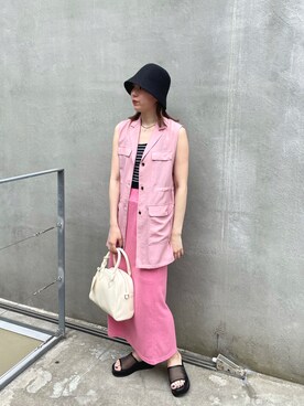 「ベストコーデ」｜「アイテム（キャミソール）」を使った、sakachan7さん（レディース・163cm）の春コーディネート