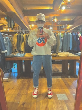 「76（セブンティシックス）のアイテム」を使った、山根　響　Hibiki Yamaneさん（メンズ・178cm）の冬コーディネート