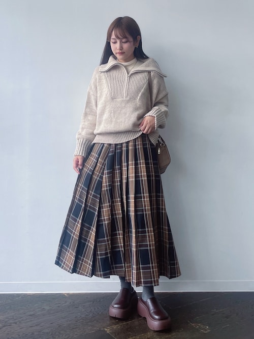 AS KNOW AS plusMiyukiさんのスカートを使ったコーディネート - ZOZOTOWN
