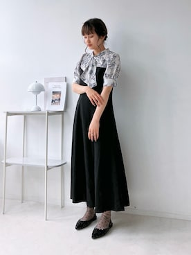 「AS KNOW AS plus（アズノゥアズプラス）のアイテム（パンプス）」を使った、Miyukiさん（レディース・160cm）の春コーディネート