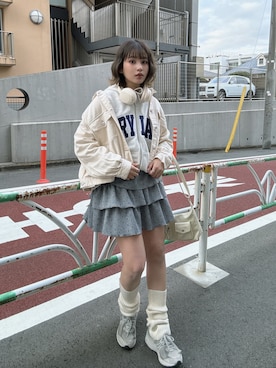 「AS KNOW AS plus（アズノゥアズプラス）のアイテム」を使った、Miyukiさん（レディース・160cm）の冬コーディネート