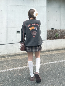 「AS KNOW AS plus（アズノゥアズプラス）のアイテム（トップス）」を使った、Miyukiさん（レディース・160cm）の冬コーディネート