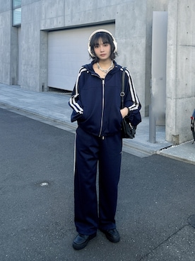 「アイテム（ブルゾン）」を使った、Miyukiさん（レディース・160cm）の冬コーディネート