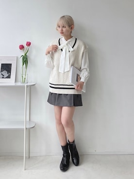 Miyukiさん（レディース・160cm）の冬コーディネート