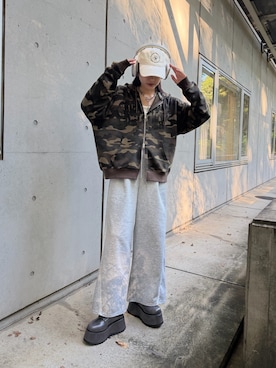 「AS KNOW AS plus（アズノゥアズプラス）のアイテム」を使った、Miyukiさん（レディース・160cm）の秋コーディネート