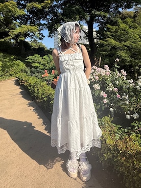 「AS KNOW AS plus（アズノゥアズプラス）のアイテム」を使った、Miyukiさん（レディース・160cm）の春コーディネート