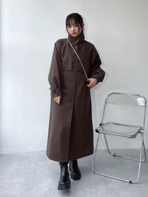 【AS KNOW AS 】ウールコート
　ウールコートウールコート ロングコート | アズノゥアズ レディース服のファッション通販サイト