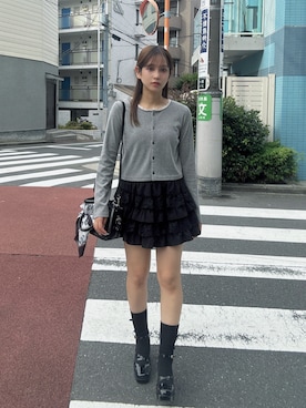 「アイテム（パンプス）」を使った、Miyukiさん（レディース・160cm）の秋コーディネート