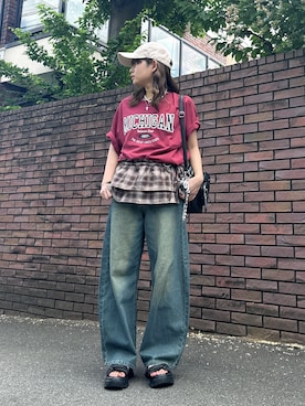 「アイテム（財布/小物）」を使った、Miyukiさん（レディース・160cm）の夏コーディネート
