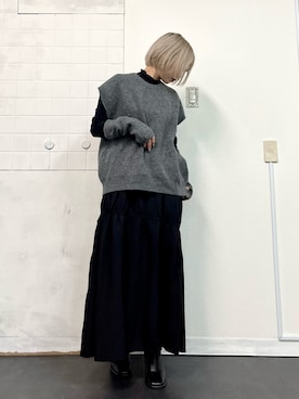 「ROOPTOKYO（ループトウキョウ）のアイテム」を使った、Hinata.さん（レディース・156cm）の冬コーディネート