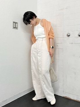 「Aesop（イソップ）のアイテム」を使った、Hinata.さん（レディース・156cm）の夏コーディネート