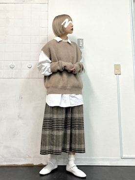 Hinata.さん（レディース・156cm）の冬コーディネート