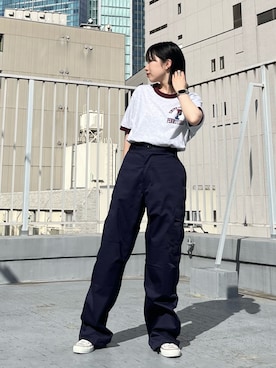 「ROTHCO（ロスコ）のアイテム」を使った、Hinata.さん（レディース・156cm）の春コーディネート