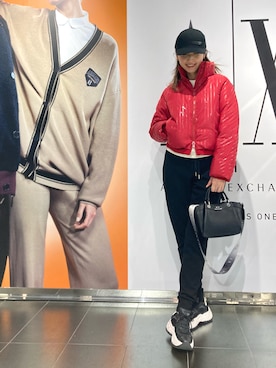 「重ね着ベストシーズン」｜「アイテム（スウェットパンツ）」を使った、naobeさん（レディース・169cm）の秋コーディネート