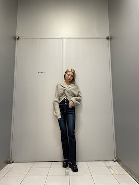 武島マリアさん(レディース・157cm)の秋コーディネート