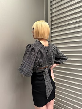 「シャーリング」｜武島マリアさん（レディース・157cm）の春コーディネート