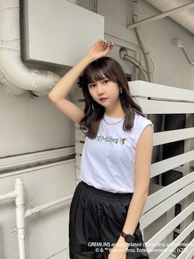 桂束咲さん（レディース・170cm）の春コーディネート