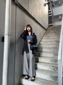uni's room■4color アシンメトリートングサンダル SS-SS25-76 NICOLAS LAINAS レザートングサンダル | MAYSON GREY（メイソン