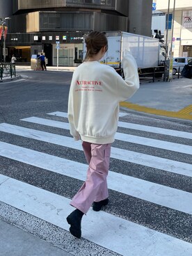 桂束咲さん（レディース・170cm）の秋コーディネート