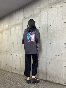 桂束咲さん（レディース・170cm）の春コーディネート