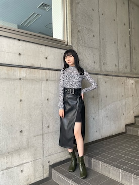 桂束咲さん（レディース・170cm）の夏コーディネート