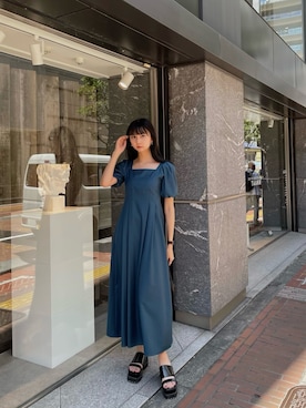 桂束咲さん（レディース・170cm）の夏コーディネート