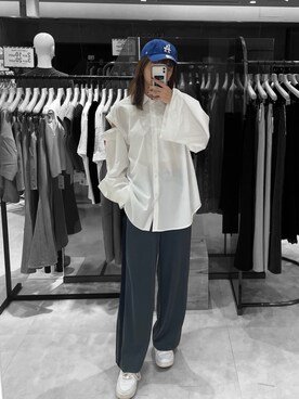 桂束咲さん（レディース・170cm）の夏コーディネート