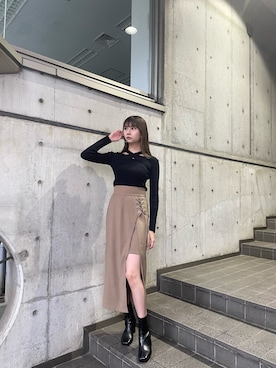 桂束咲さん(レディース・170cm)の夏コーディネート