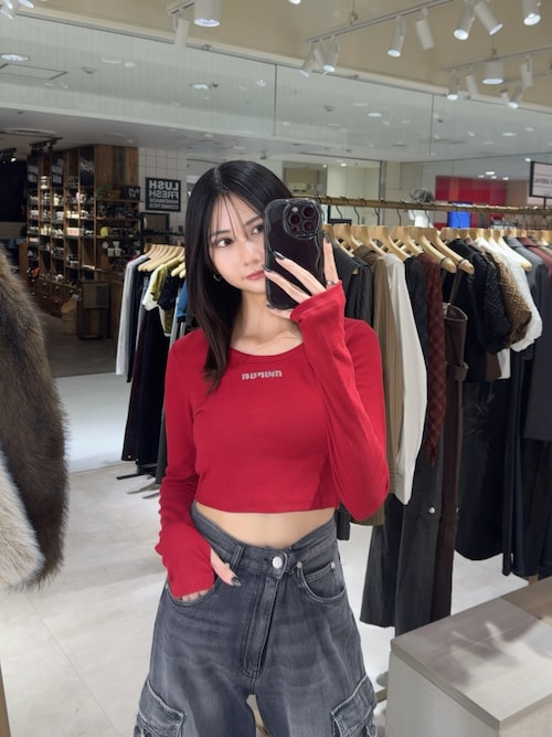 HOTFIXロゴテレコトップス（Tシャツ/カットソー）｜MURUA