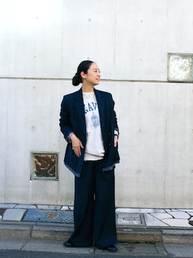 目黒加奈子さん(レディース・157cm)の冬コーディネート