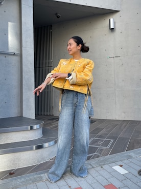 目黒加奈子さん(レディース・157cm)の冬コーディネート