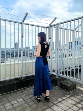 三木田真澄さん(レディース・159cm)の夏コーディネート