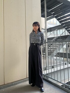 三木田真澄さん（レディース・160cm）の秋コーディネート