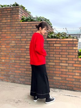 三木田真澄さん(レディース・159cm)の秋コーディネート