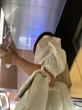 「Shine（シャイン）のアイテム（バッグ）」を使った、ǂഒଘꕤさん（レディース・154cm）の夏コーディネート