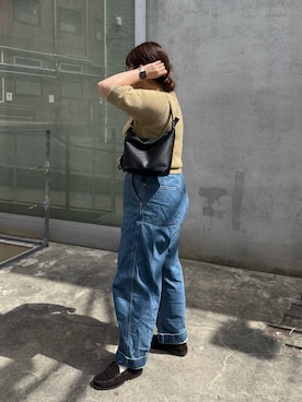 「russet（ラシット）のアイテム」を使った、moticoooさん（レディース・159cm）の春コーディネート