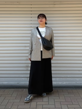 「russet（ラシット）のアイテム」を使った、moticoooさん（レディース・159cm）の春コーディネート